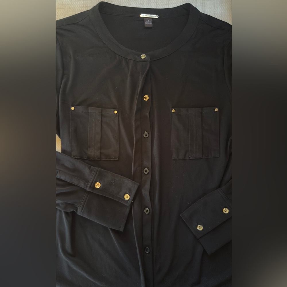 Dana Buchman Black with Gold Accents - Picture 4 of 6